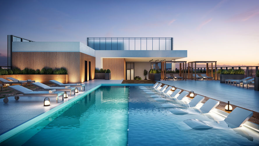 Photo tour of Midtown’s $540M Broadwest development shows progress with three months until first tower opens